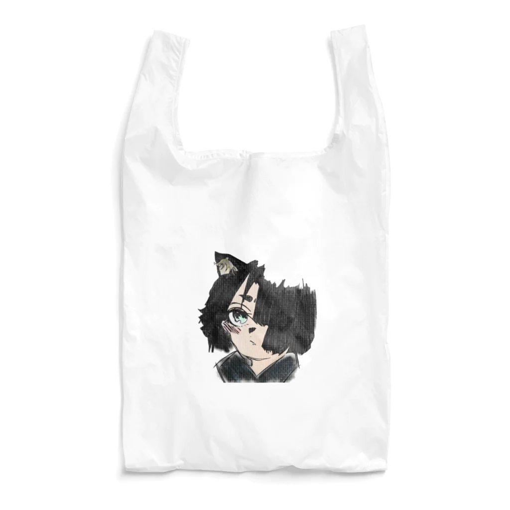 みつまめこshopの猫耳少女 Reusable Bag