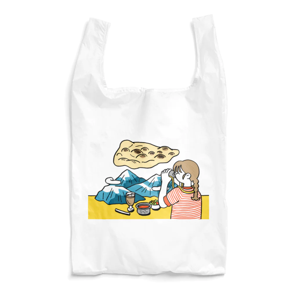 なほのゆびのエベレストと比べてもかなりデカいナン Reusable Bag