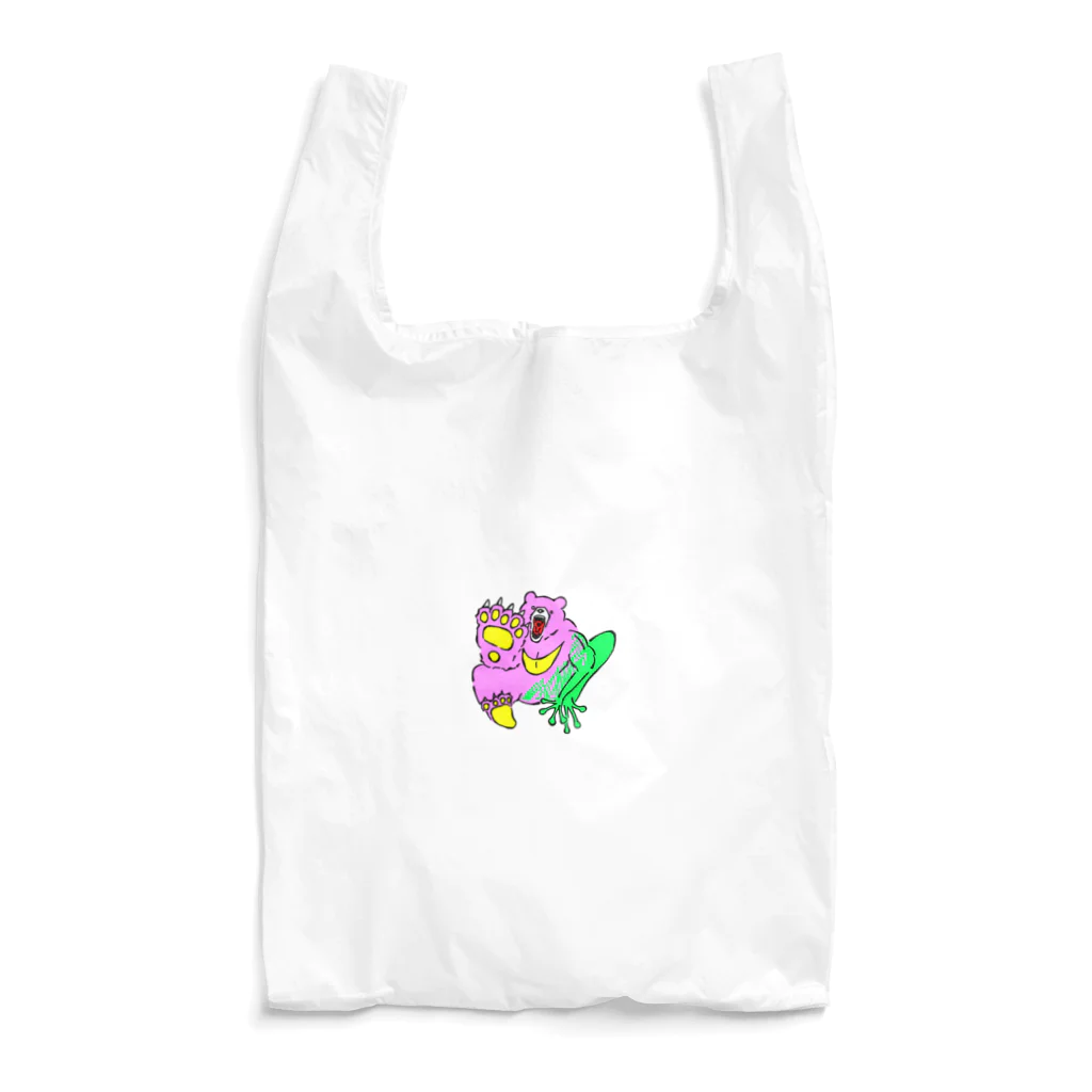 楽しいタカちゃんのくま吉がえる Reusable Bag