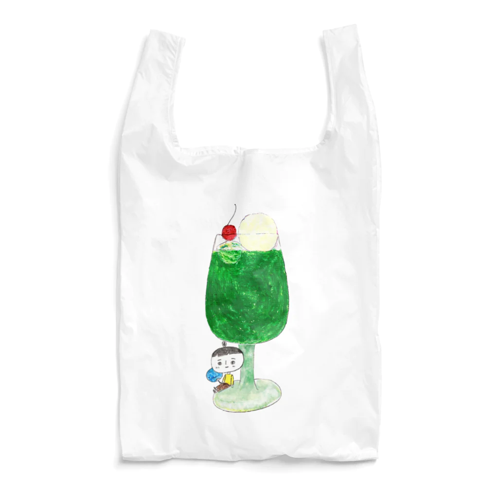 iii sum+ illustrationのmelon soda Reusable Bag