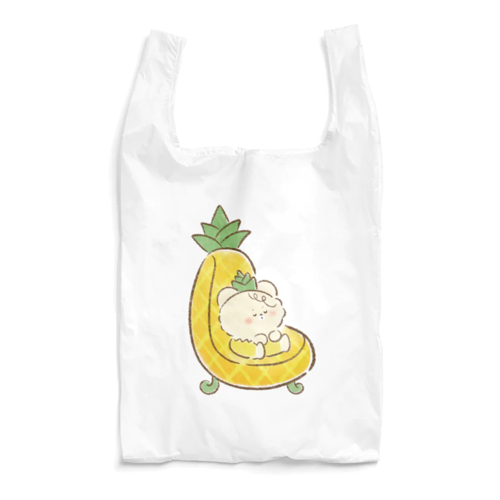 fruitsidestoryのパイナップルチェアでおやすみ Reusable Bag