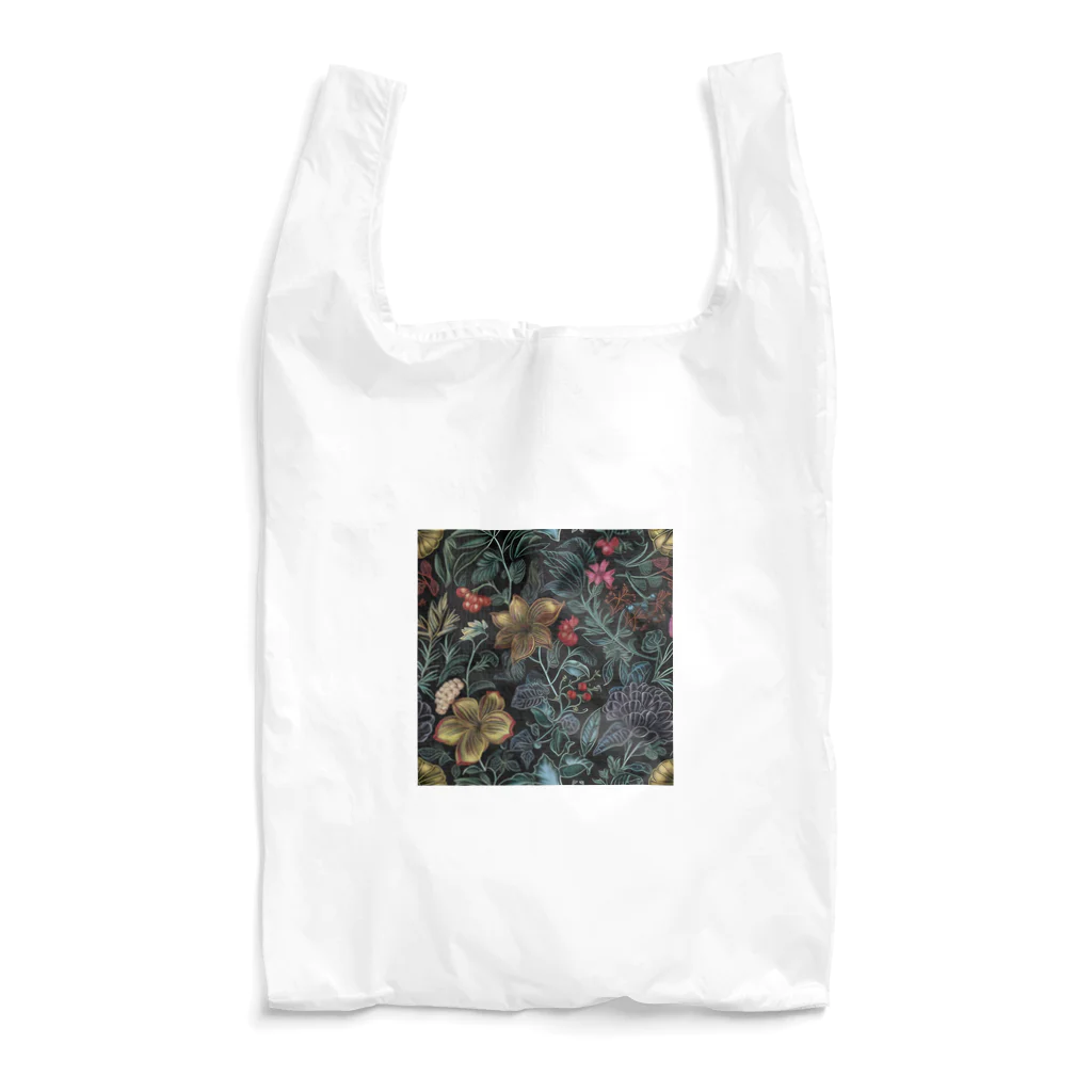 ひろのレトロな花模様 Reusable Bag