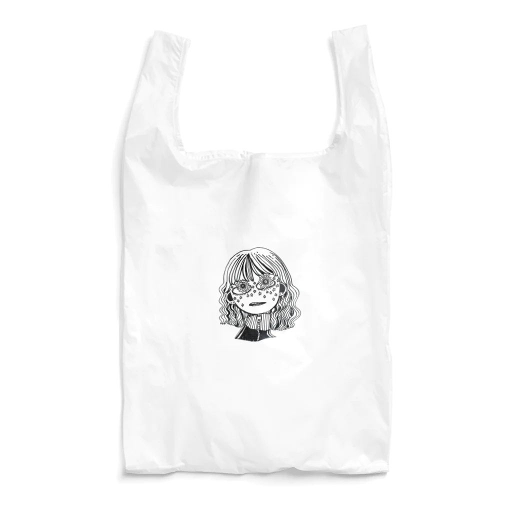 貧血脱力ショップの眠れないガール Reusable Bag