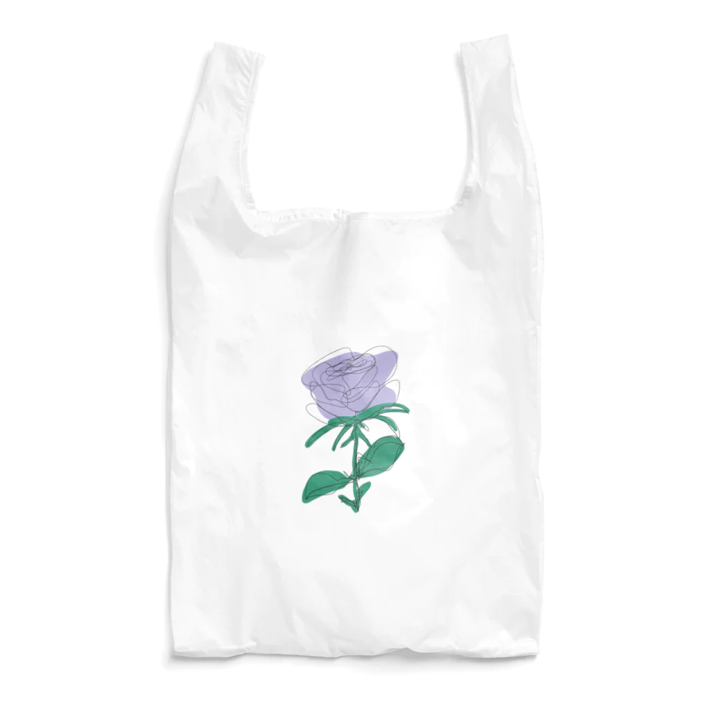 サラスシのmy ROSE パープル Reusable Bag