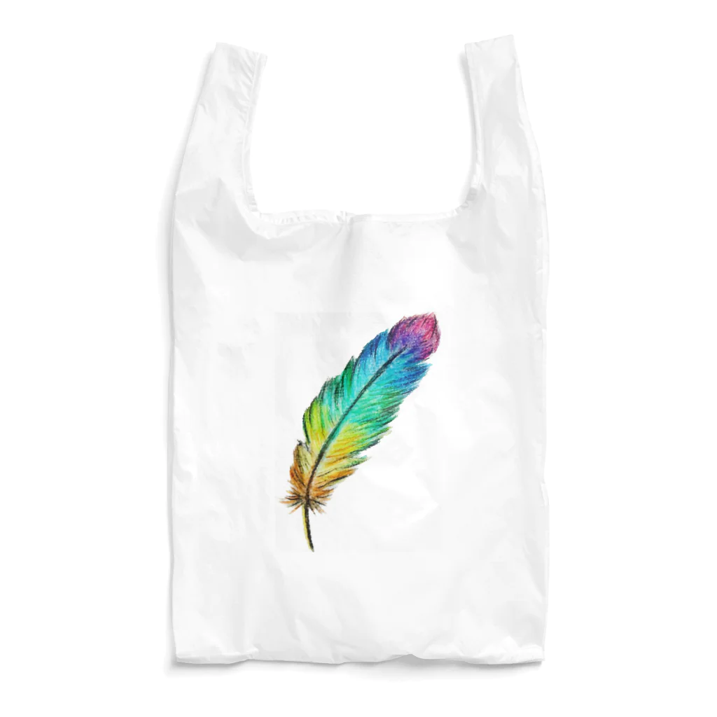 suuのカラフル羽 Reusable Bag