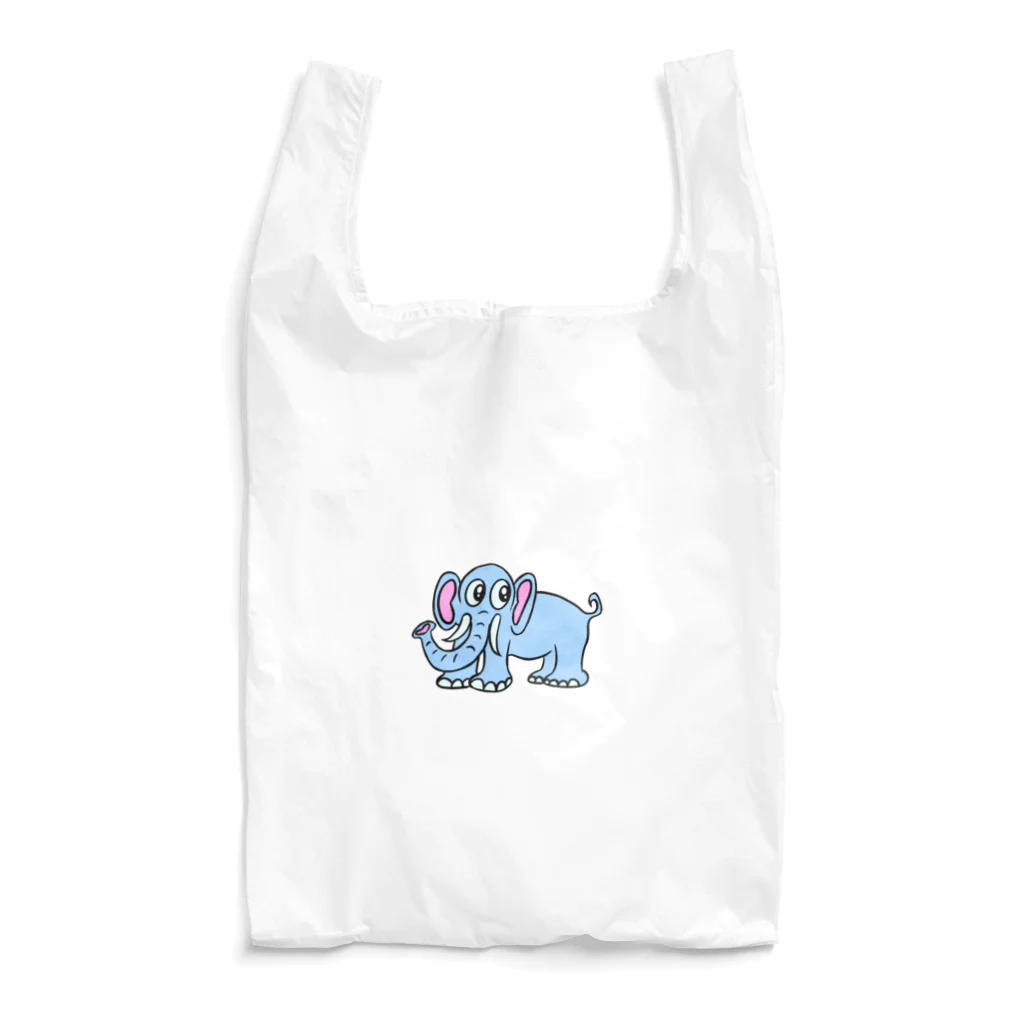 じゅうに（Jyuuni）の0002・青いぞうさん（じゅうにブランド） Reusable Bag