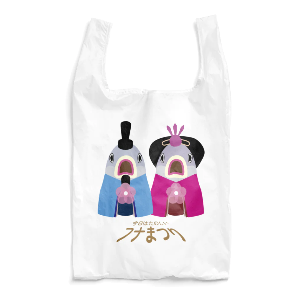 B-catの魚だじゃれシリーズ「フナまつり」グッズ Reusable Bag