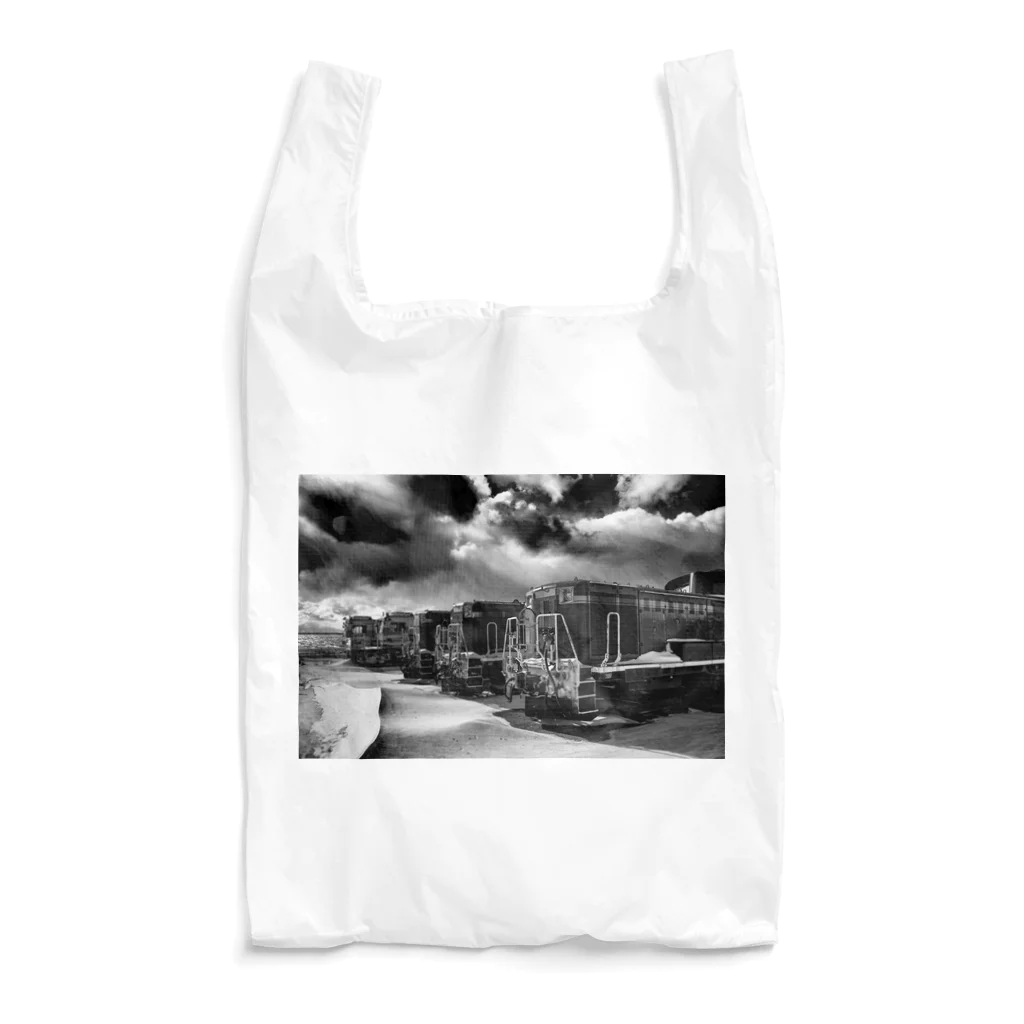 Second_Life_of_Railwaysの舟積の時を待つ元「北斗星」のDD51 Reusable Bag