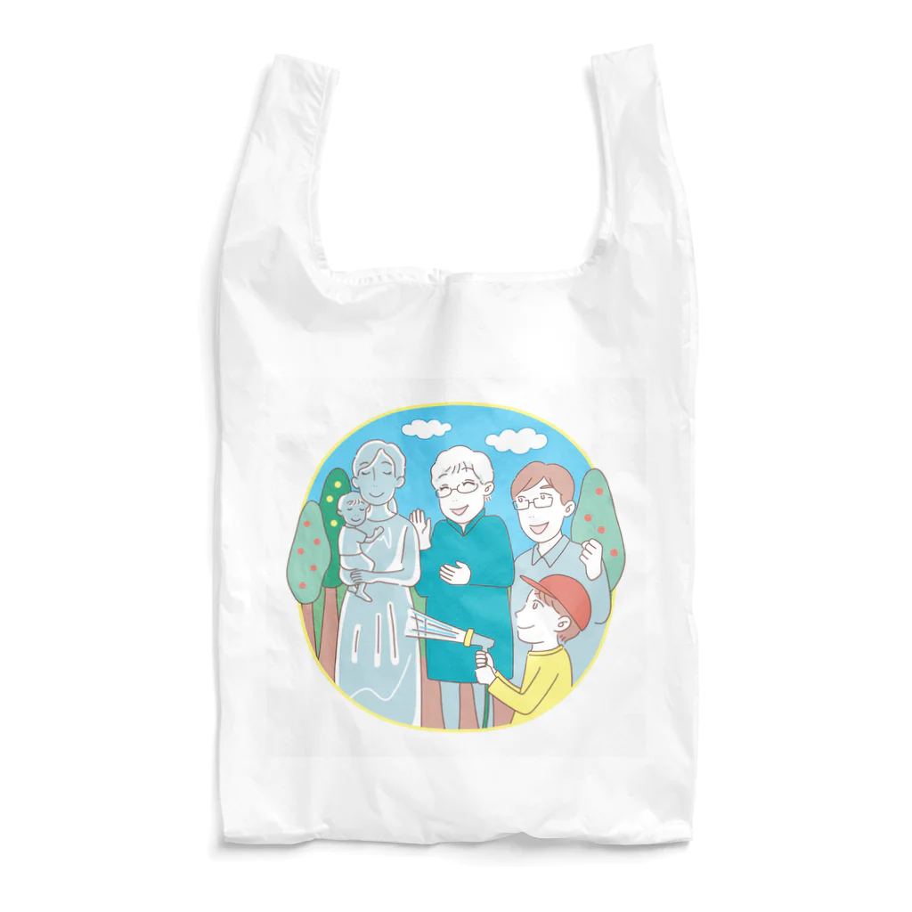 みつばちショップの作家さんとホースで水かけ Reusable Bag