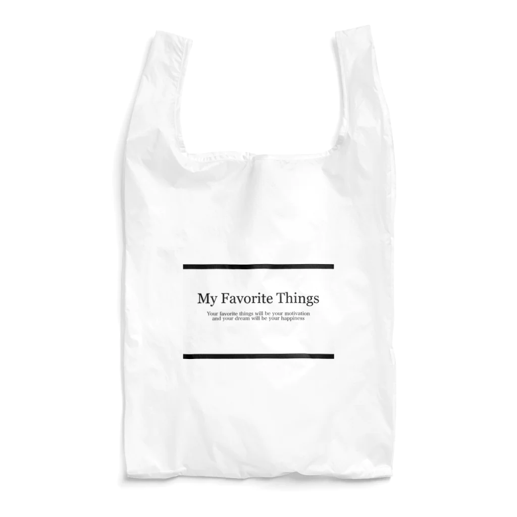 WhitePinkのMy Favorite things Reusable Bag