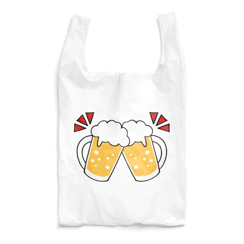 ゆちのへやのビールジョッキで乾杯！イラスト Reusable Bag