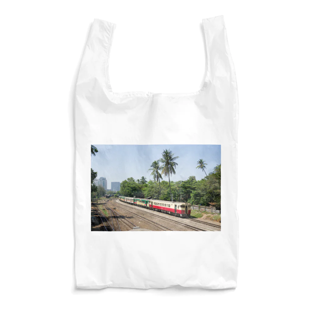 Second_Life_of_Railwaysの元JR東海のキハ40がミャンマーを走る Reusable Bag