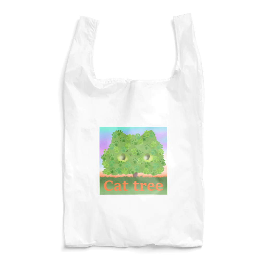 Charamaru MarketのＣＡＴ　ＴＲＥＥ Reusable Bag