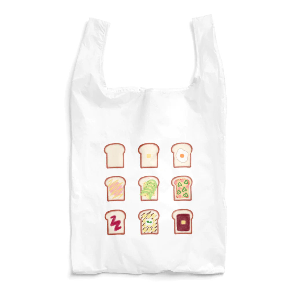 kokobookのHow to eat 食パン Reusable Bag