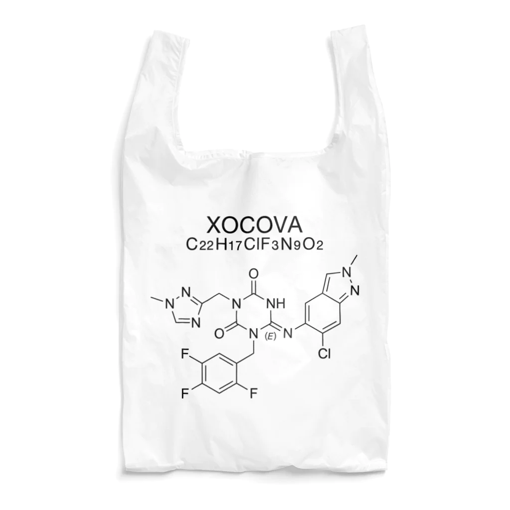 DRIPPEDのXOCOVA C22H17ClF3N9O2-ゾコーバ-(Ensitrelvir-エンシトレルビル-) Reusable Bag