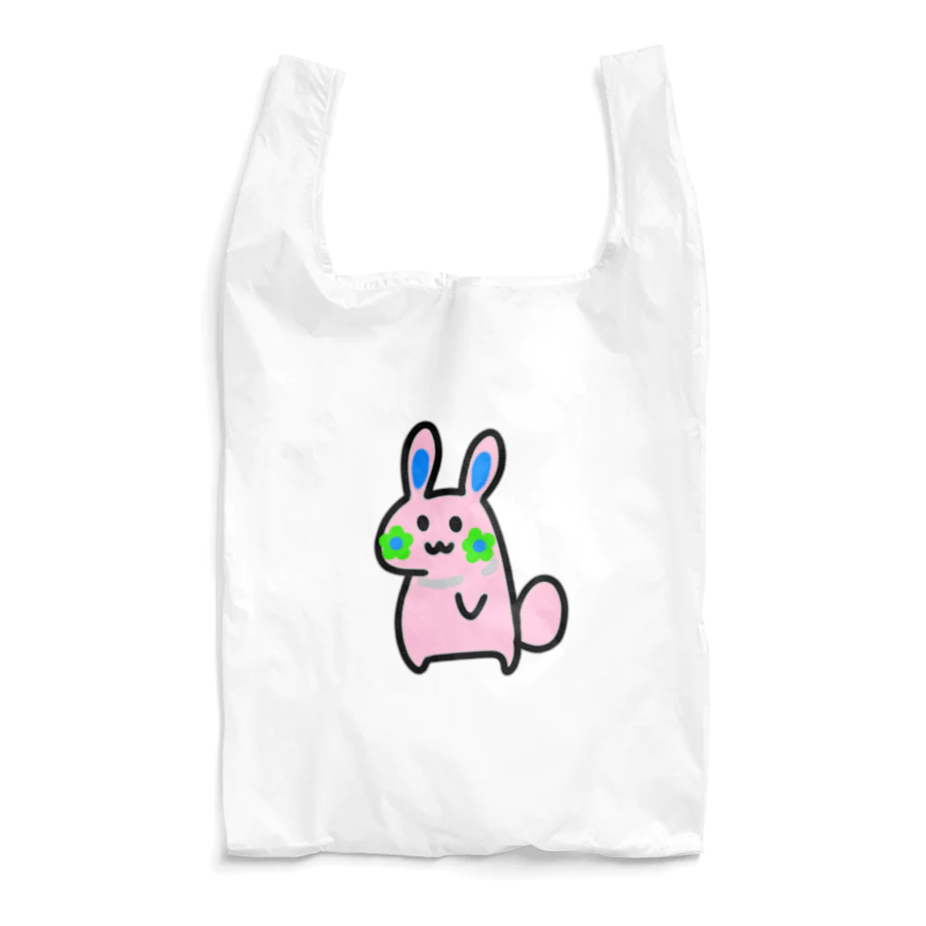 anko_koshianのお花ウサギ🌼🐰ピンク Reusable Bag