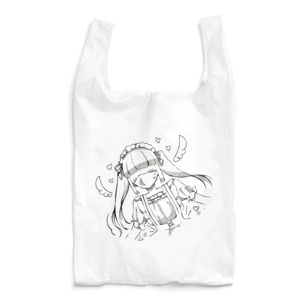 littlesのかわいいてんしめいどちゃん Reusable Bag