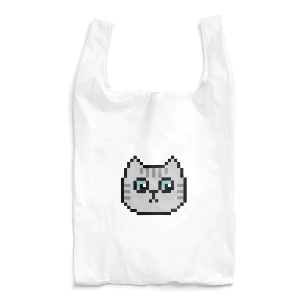 やきぱんのドット絵のねこ（サバトラ） エコバッグ