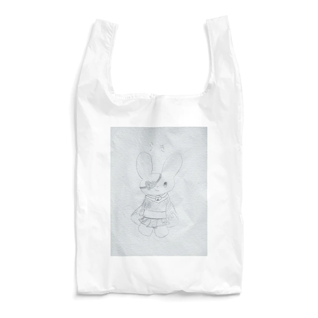 めんぬショップの兎のらきTシャツ Reusable Bag