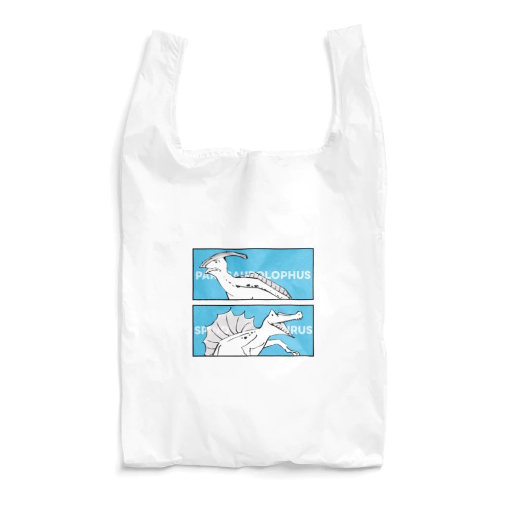 彩葉-IROHA-の戯画ザウルス(パラサウロロフス・スピノサウルス) Reusable Bag