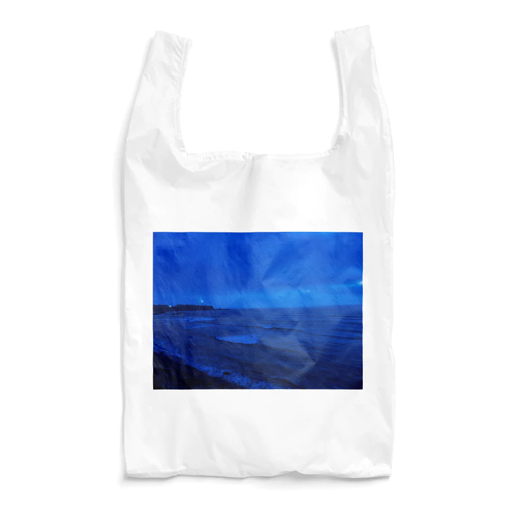 🚂shouta🚅の夜明け前の海と灯台 Reusable Bag