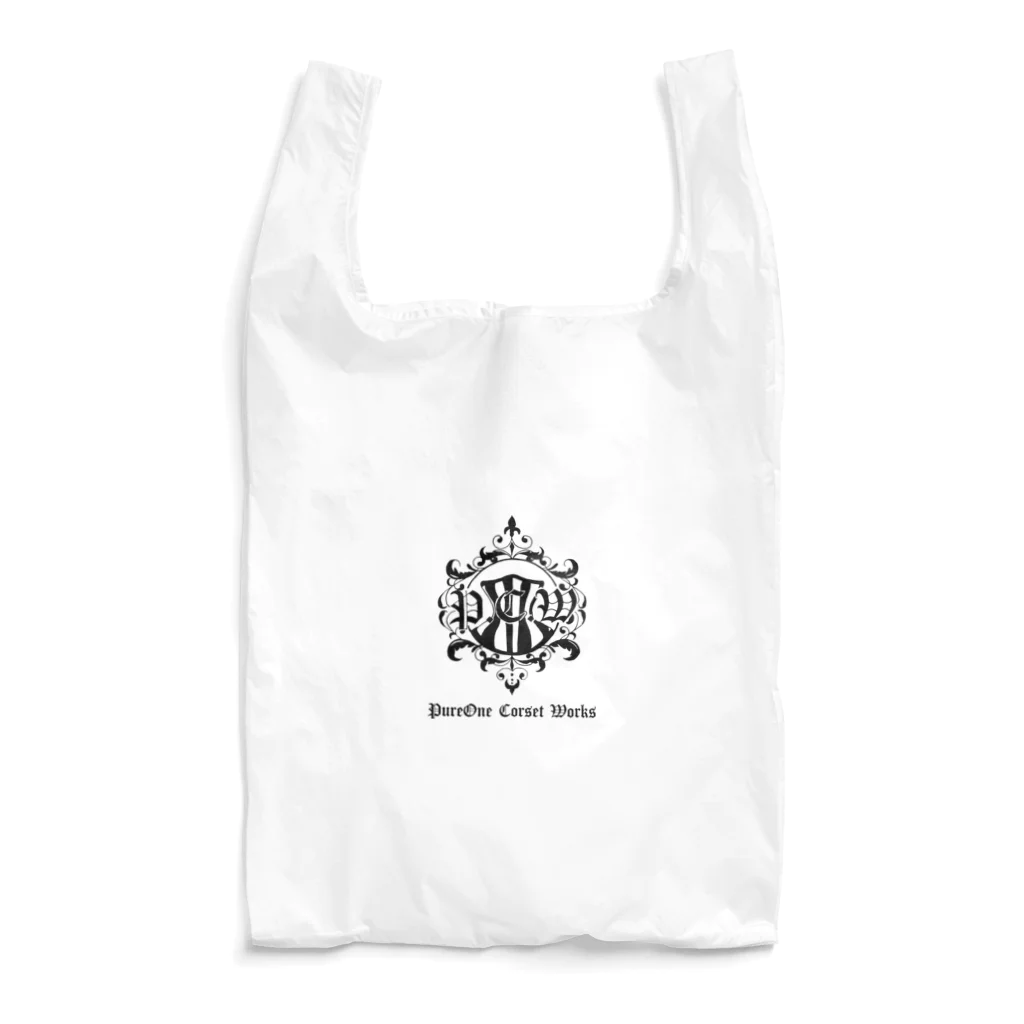 ピュアワン コルセット ワークスのメインロゴ柄 Reusable Bag