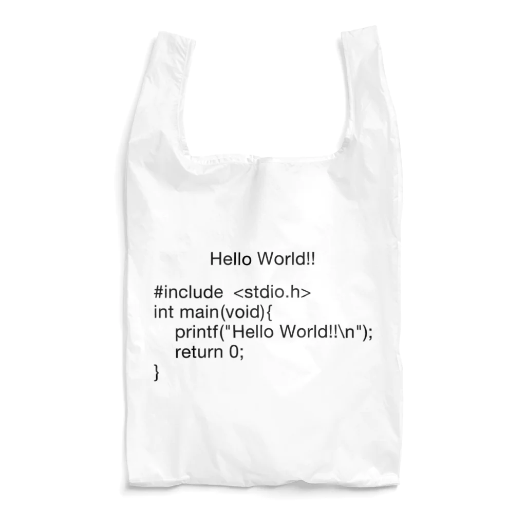 FUNNY JOKESのHello, World!!-C言語- エコバッグ