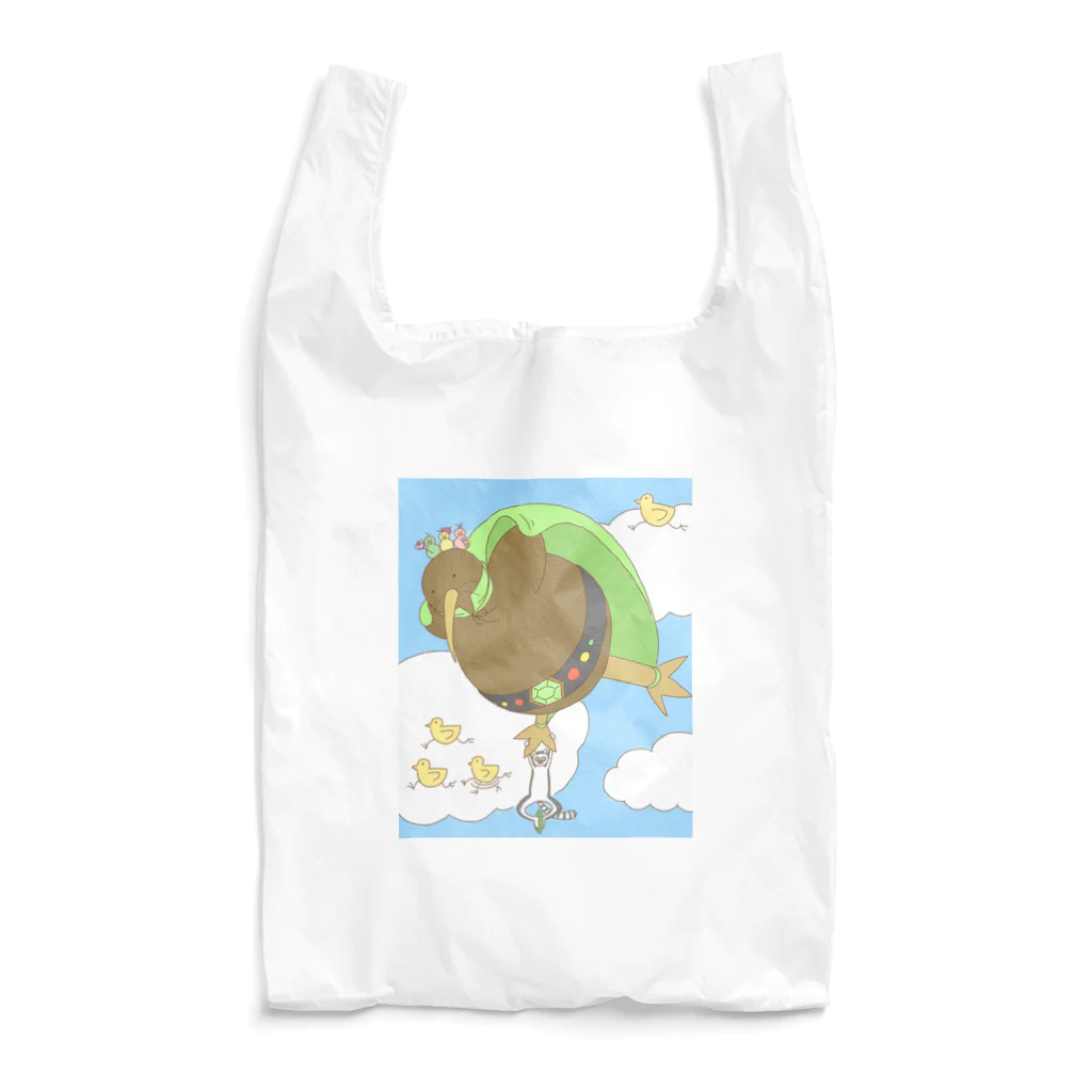 saji_equal_spoonのキーウィマンとゆかいな仲間たち Reusable Bag