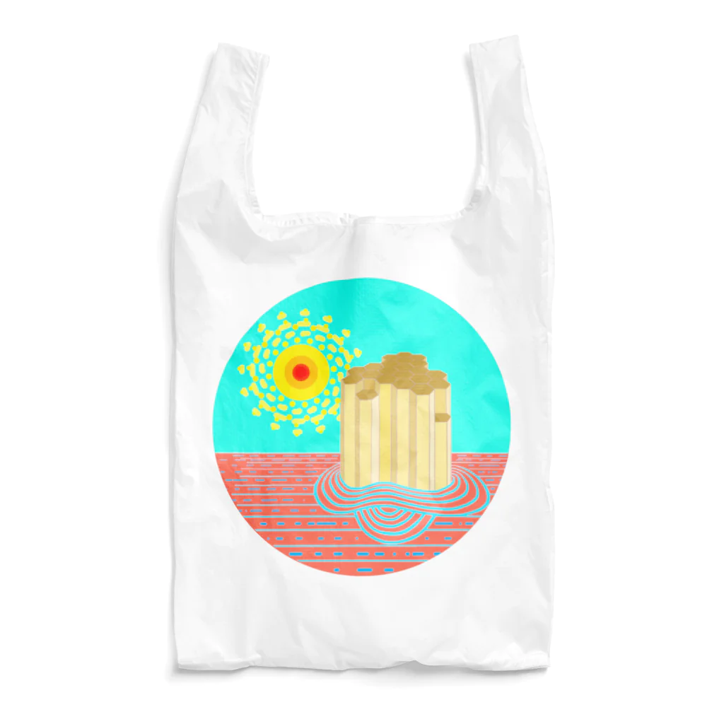 LalaHangeulの柱状節理 Reusable Bag