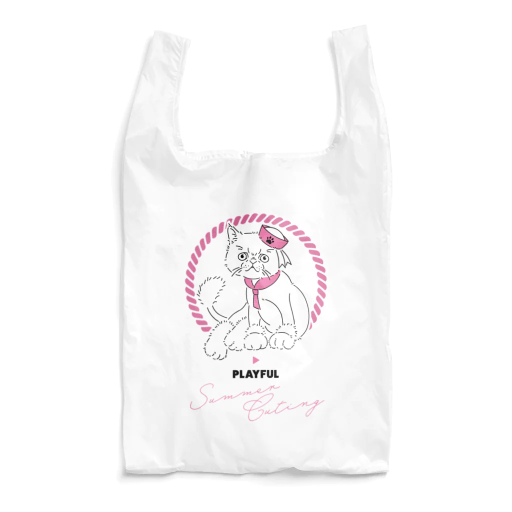 PLAYFULのマリンなスコティッシュ Reusable Bag