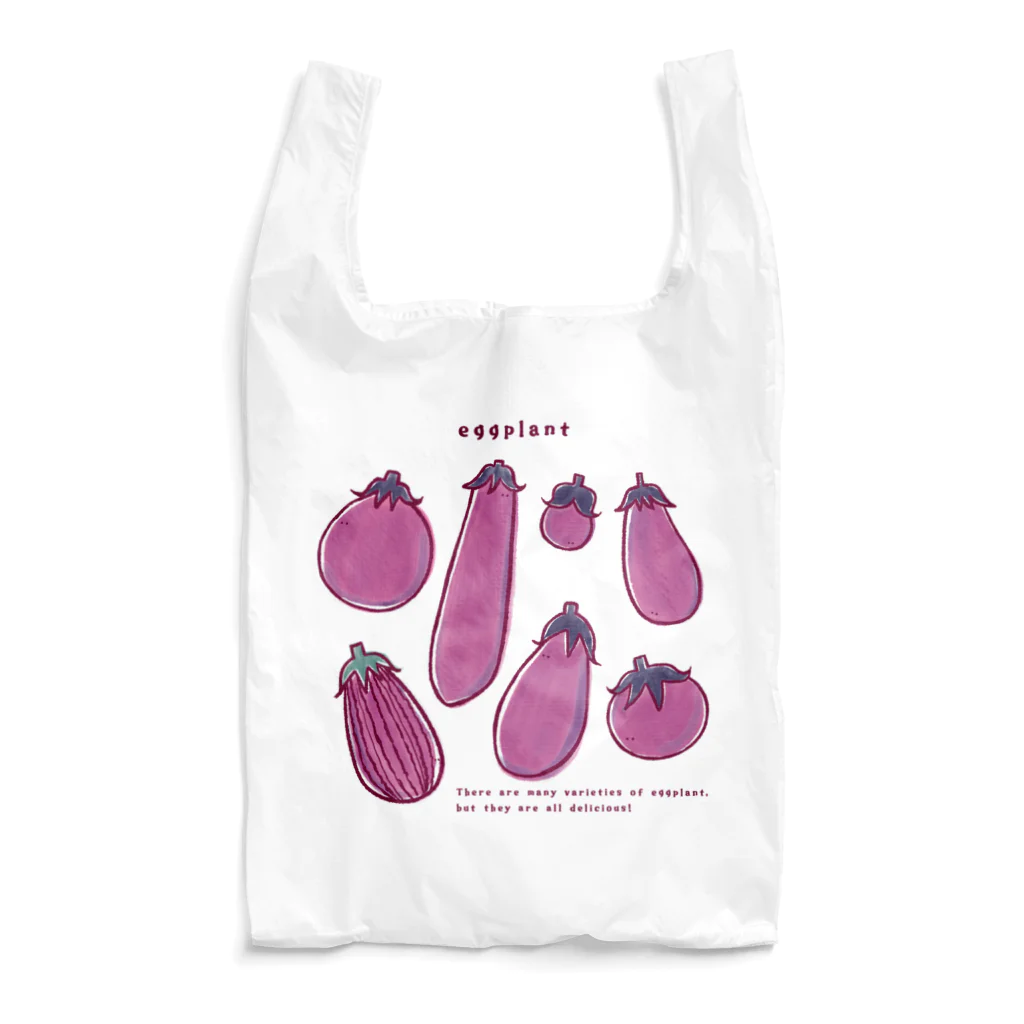 Aランチサラダ付SHOPの夏のeggplantさん2 エコバッグ