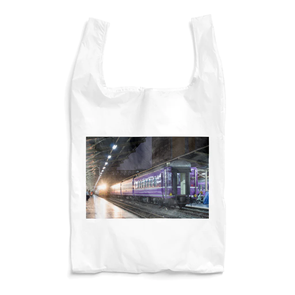 Second_Life_of_Railwaysのフアランポーン駅が寝床の元JRのブルートレイン Reusable Bag