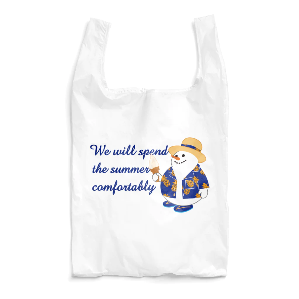 キッズモード某の真夏のスノーマン Reusable Bag