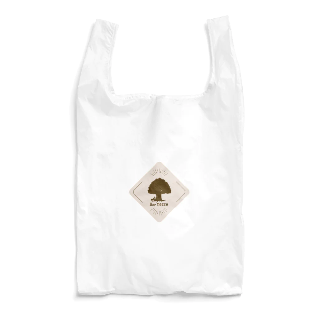 bar-necco online goods shopのひし形文字入りデザイン Reusable Bag