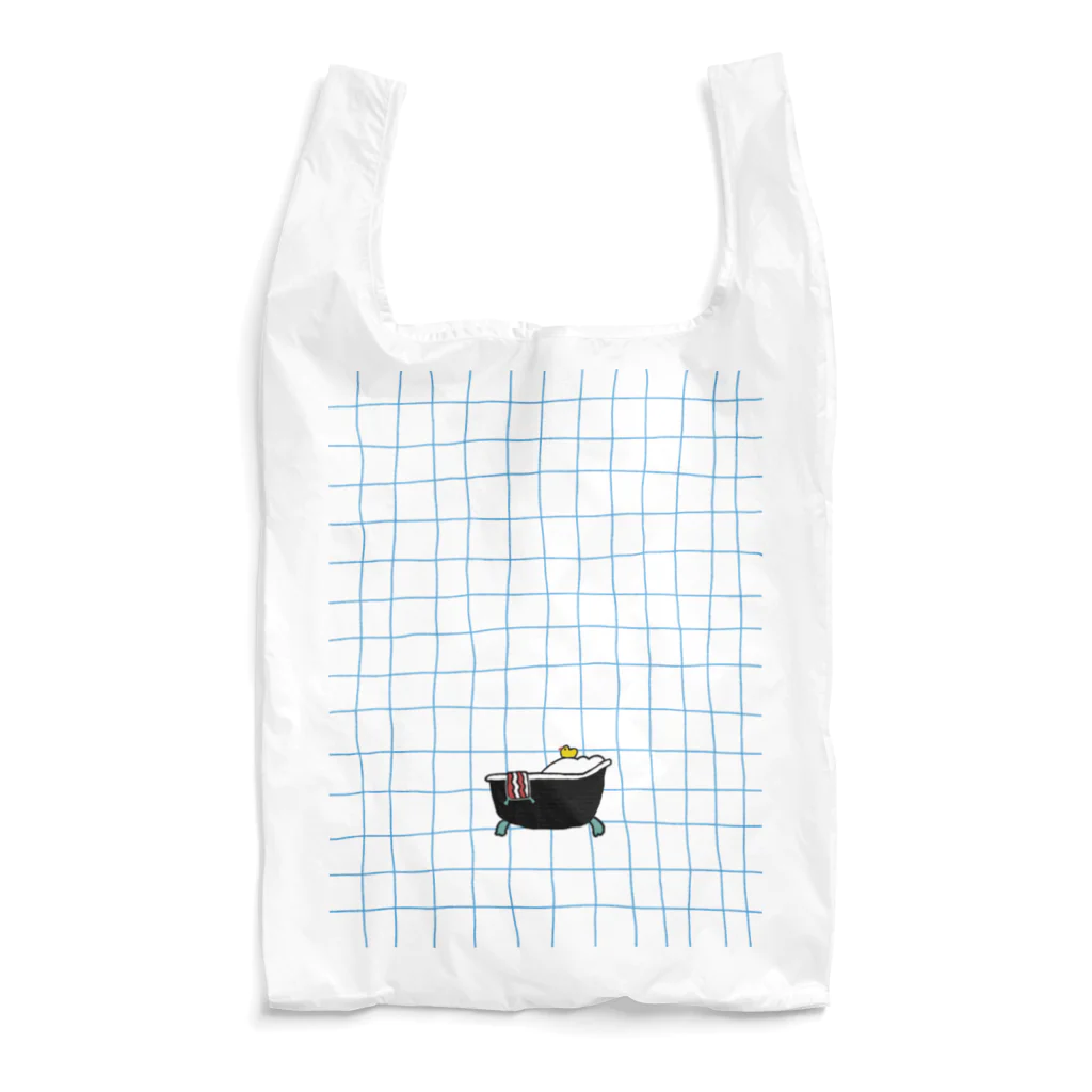 kon to shiroのふらふらおふろ Reusable Bag