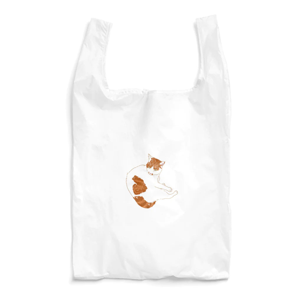 きゅう。のラッキーハートキャット Reusable Bag