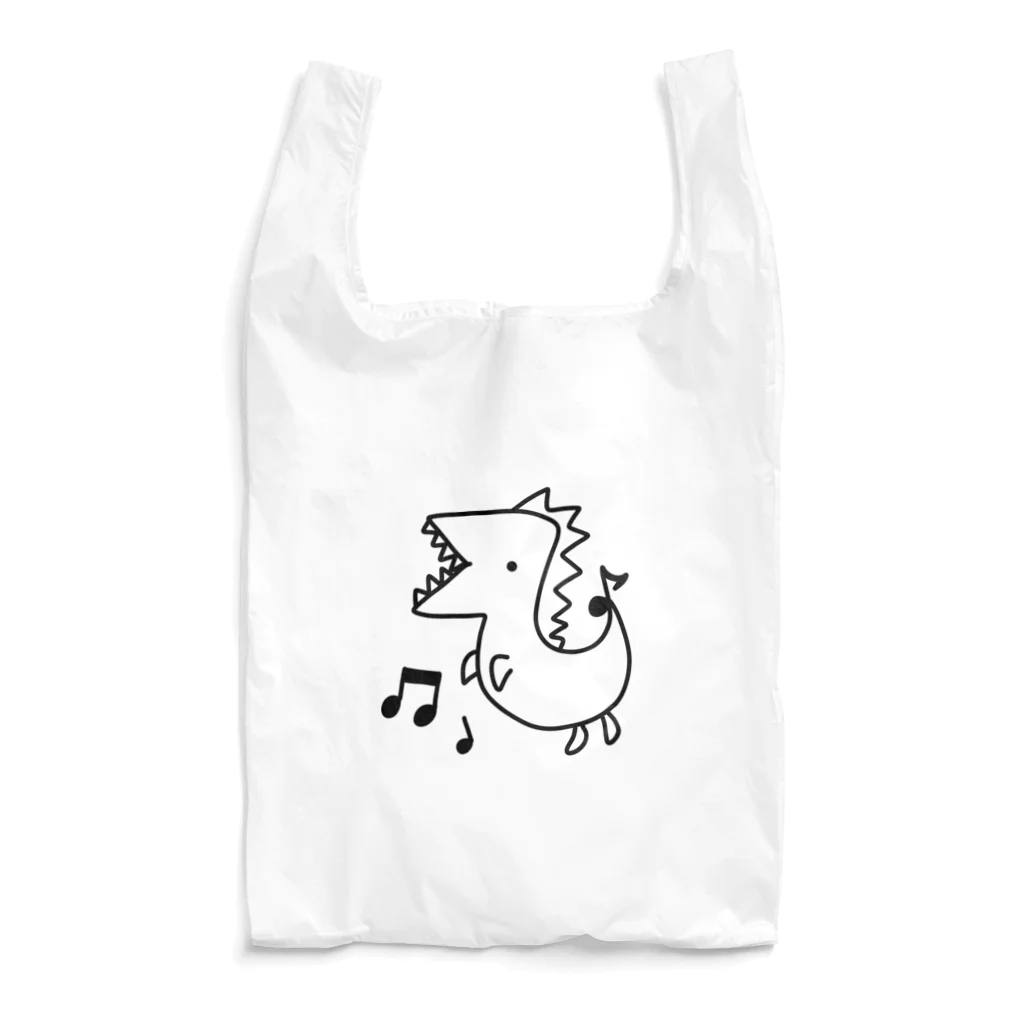 handmade asyouareのご機嫌恐竜 Reusable Bag