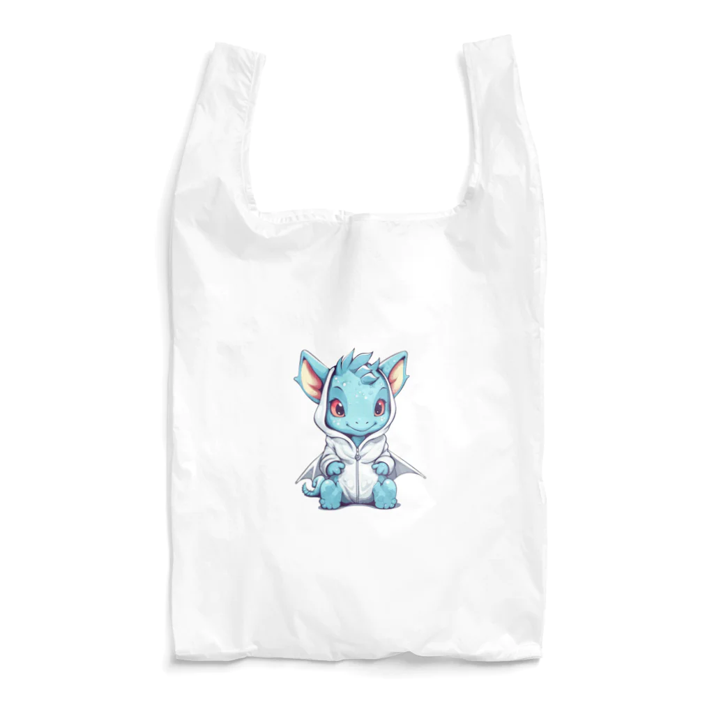 Vasetti_pressのパーカーを着ているドラゴン Reusable Bag