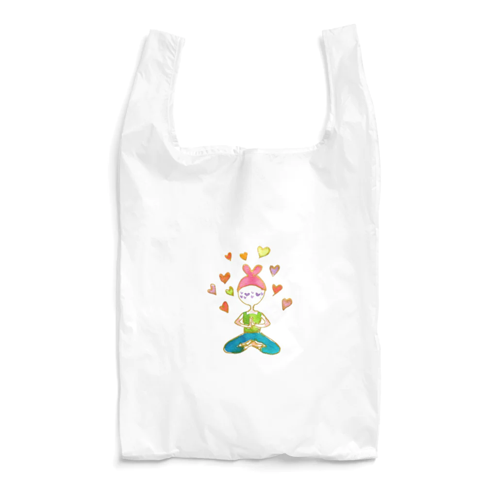 onmycolorの楽描き店のそばかすこちゃん with LOVE Reusable Bag