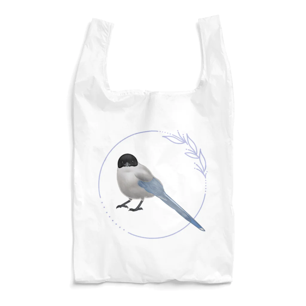 やちよ｜リアル鳥イラストのオナガさん Reusable Bag