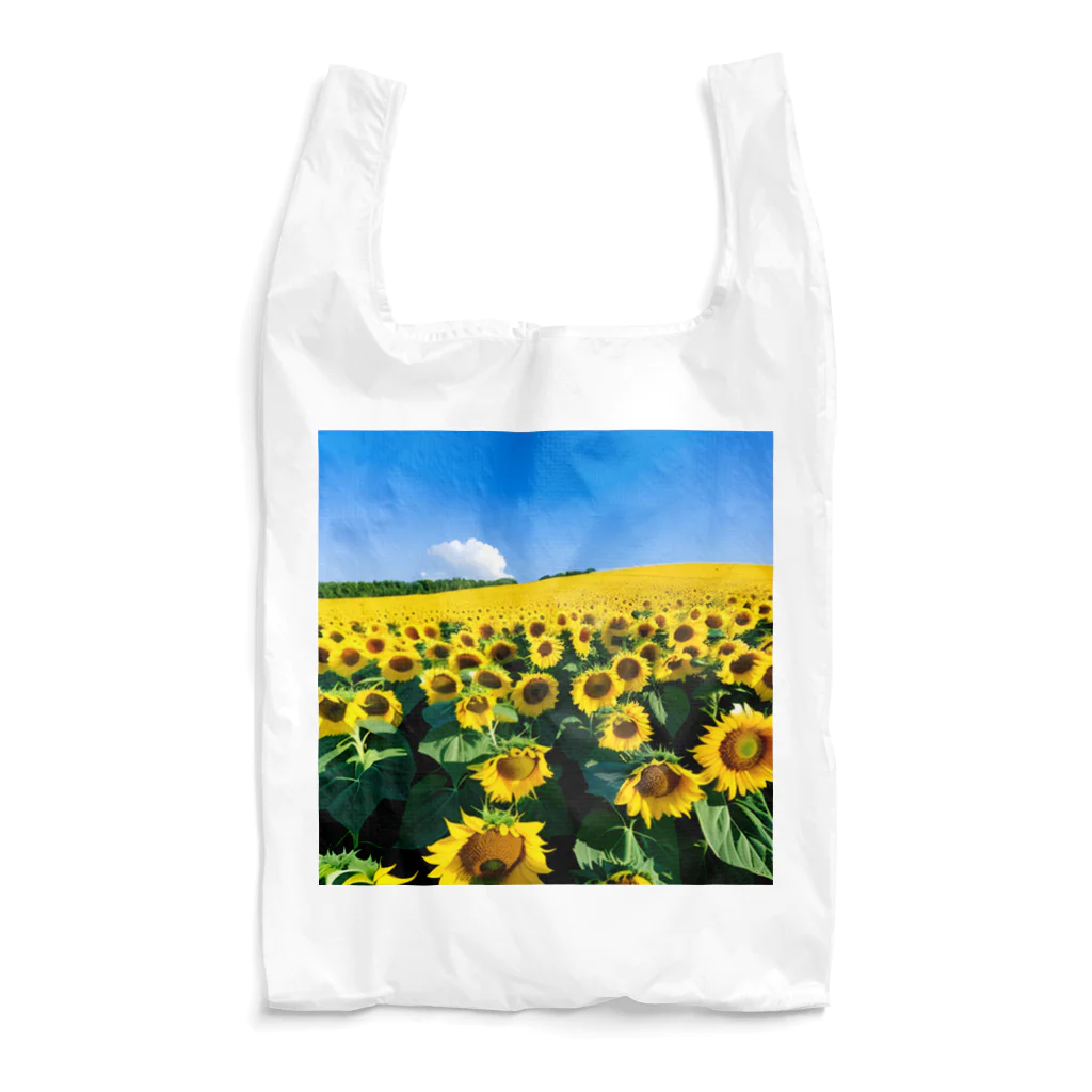 the blue seasonのヒマワリ畑 Reusable Bag