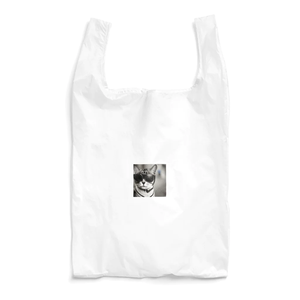 ニャーニャーニャーのサングラスネコ Reusable Bag