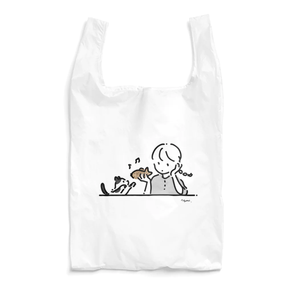 yuriのたい焼きのおもちゃ×猫 Reusable Bag