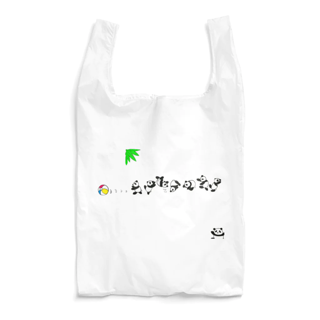 kita nobuwaのころがる子パンダ Reusable Bag