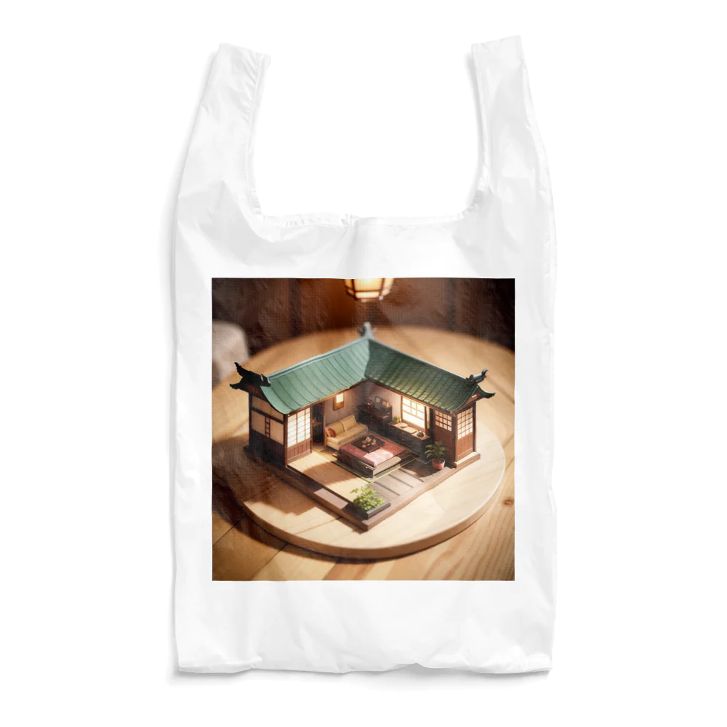 chocobo25whiteのミニチュアな日本家屋01 Reusable Bag