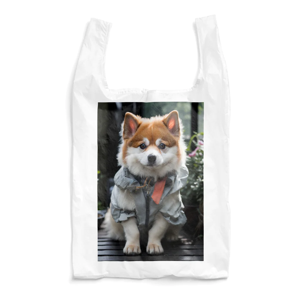 TATAKUKUのおしゃれな犬 Reusable Bag