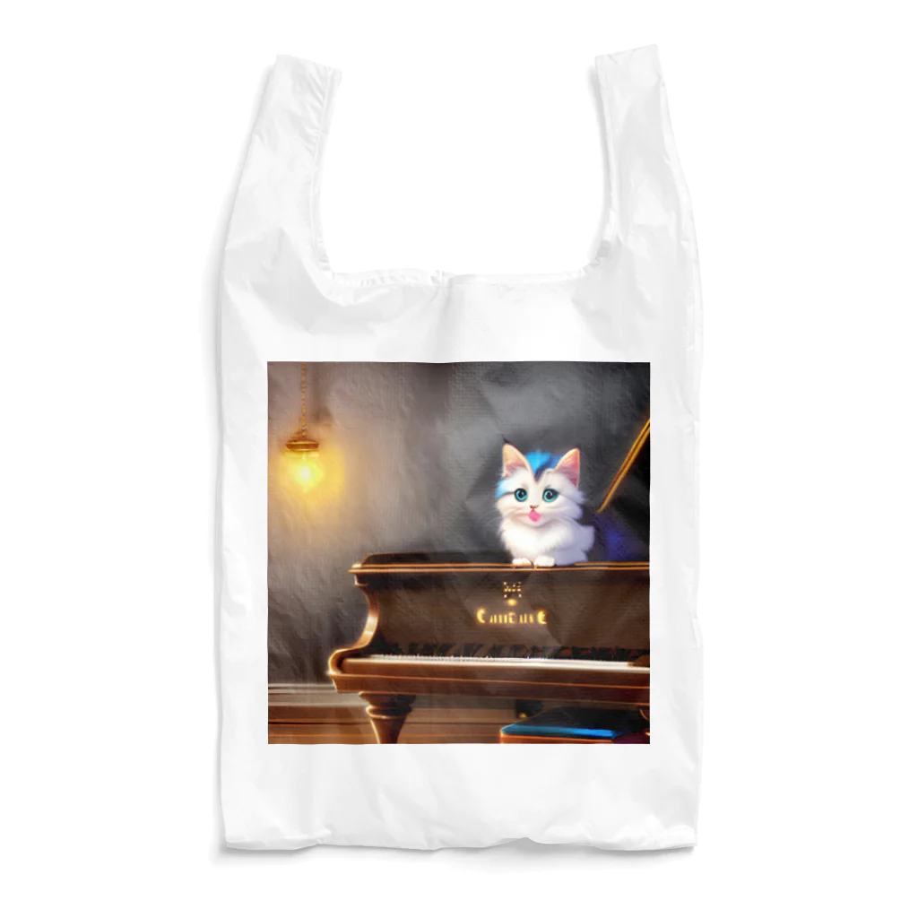 kitten pianistの子猫ピアニスト-2 Reusable Bag