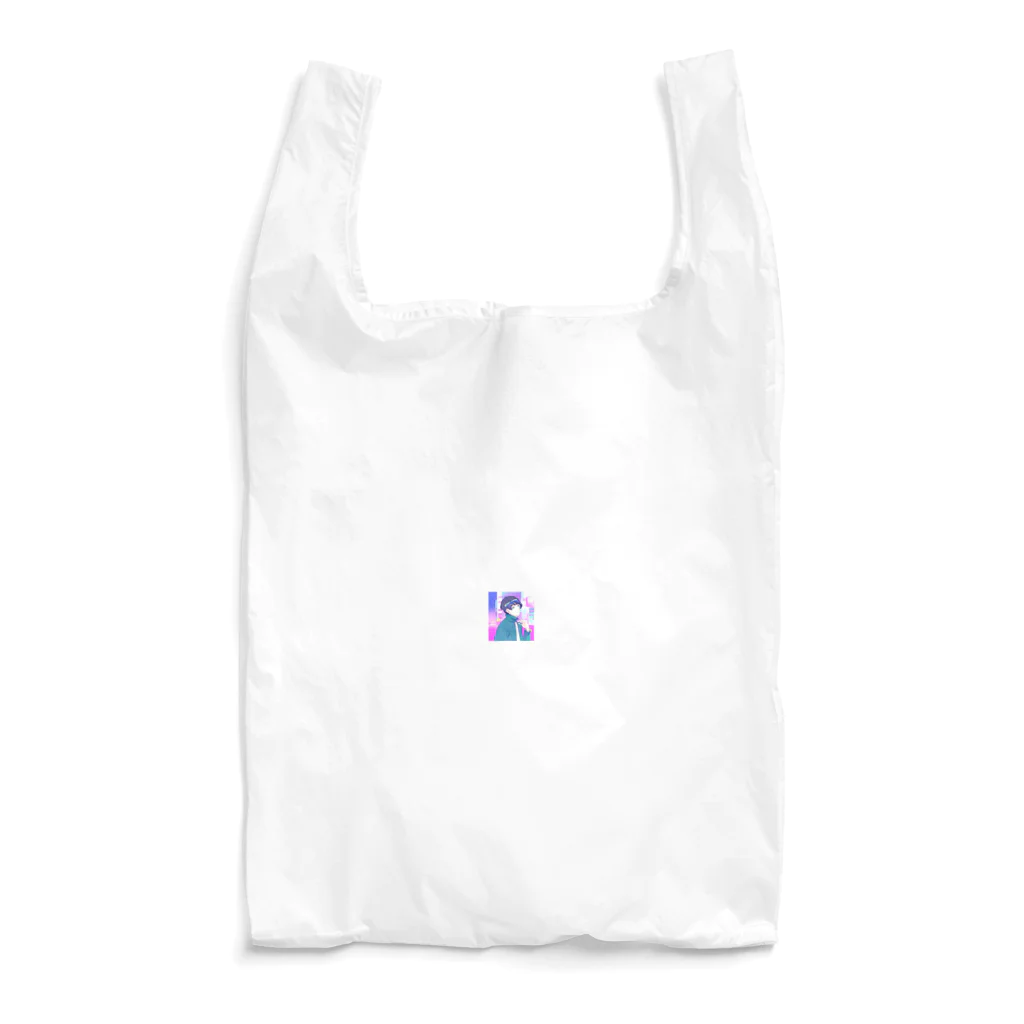 みやこのオリジナルショップのアニメ風の原宿系男子のオリジナルグッズ Reusable Bag