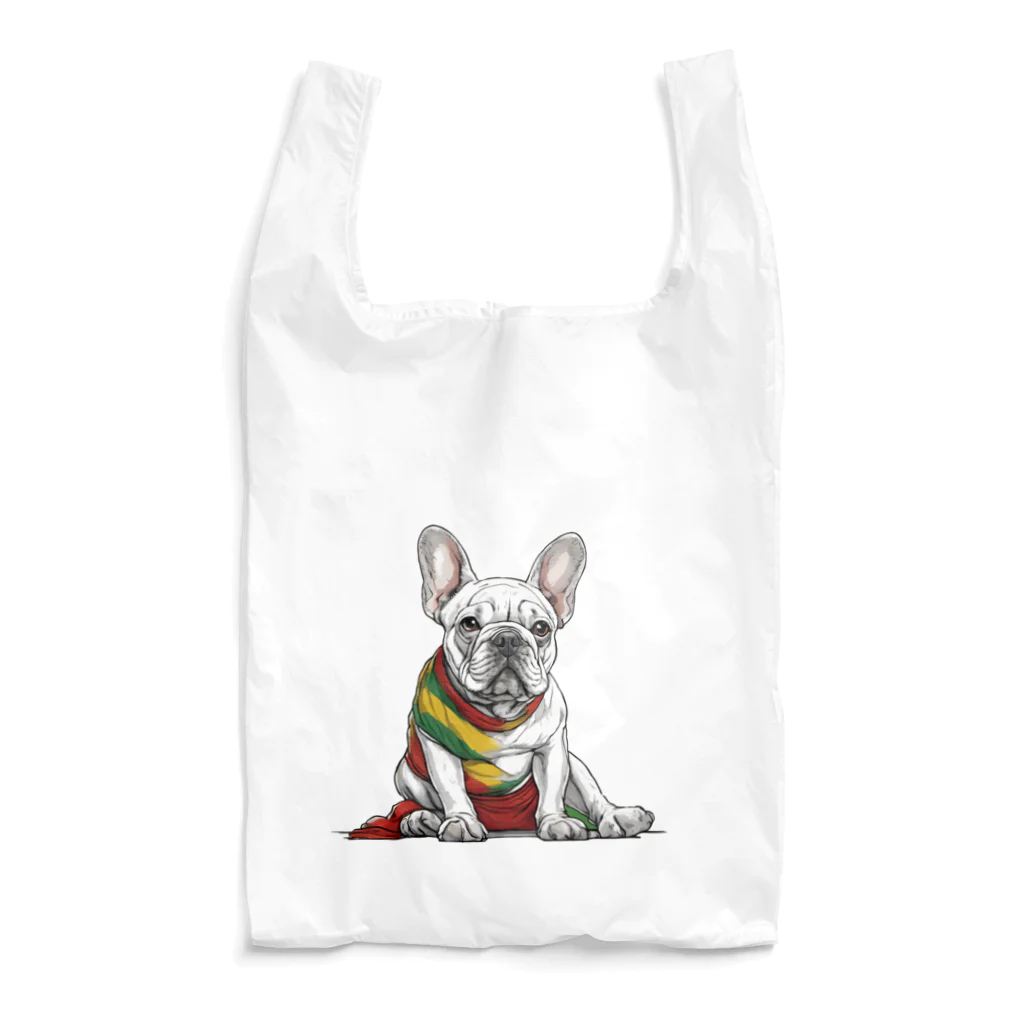 Frenchie-Rasta DoggのFrenchie-Rasta Dogg Reusable Bag