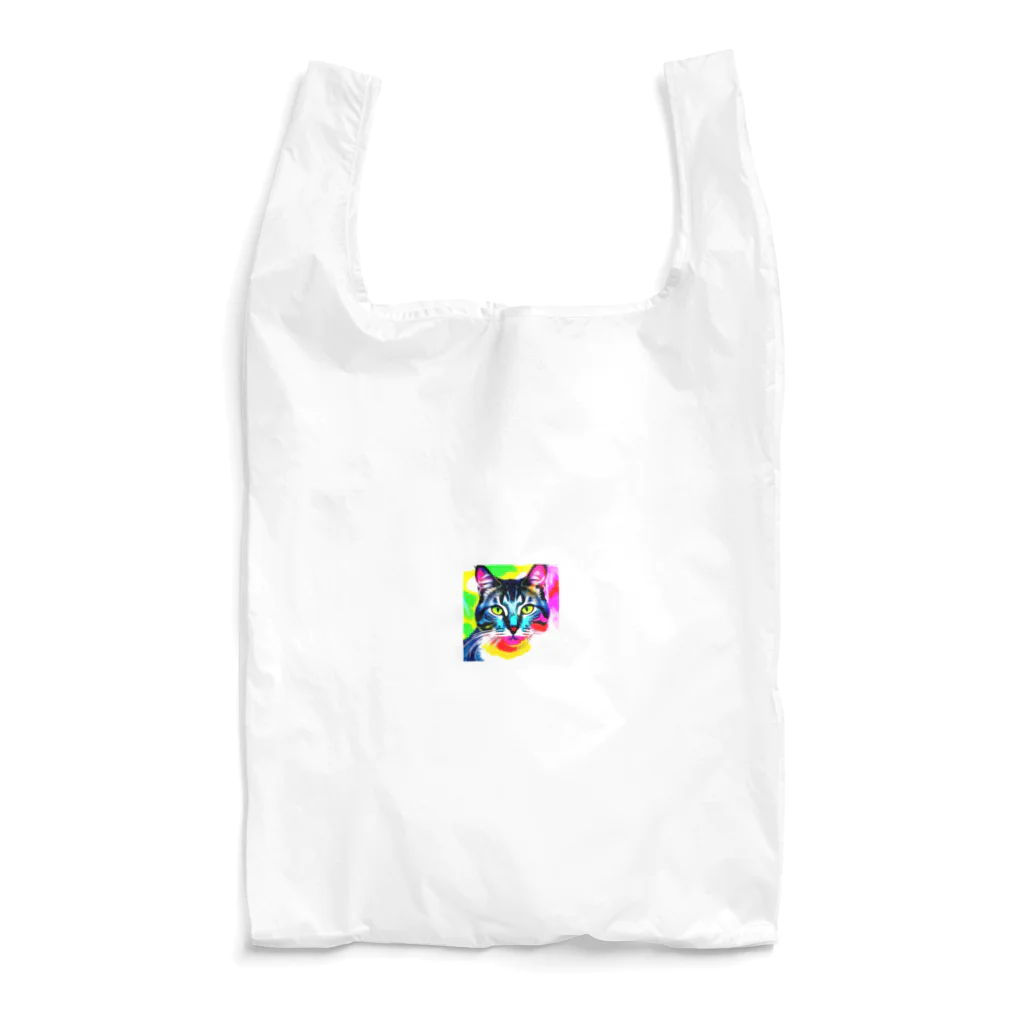 SnackPineのキュートキャットコレクション Reusable Bag